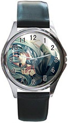 White wardrobe DIY miku hatsune Unisex Round Metal Watch