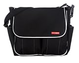 Dash Diaper Bag - black/white trim