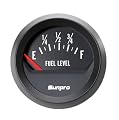 Sunpro CP8219 StyleLine Electrical Fuel Level Gauge - Black Dial