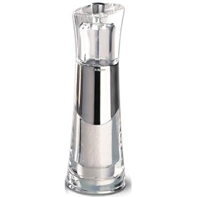 Cole and Mason Bobbi Salt Mill - Stainless Steel and Acrylic