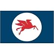 Mobil Horse Logo Flag 3ft x 5ft Nylon