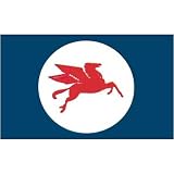 Mobil Horse Logo Flag 3ft x 5ft Nylon