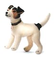 Steiff Hexie Mohair 'Jack Russell Terrier' Plush Dog, made in Germany.