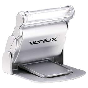 Verilux Natural Spectrum Deluxe Book and Travel Light, Silver