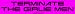 Terminate The Girlie Men Large Bumper Sticker