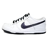 [ナイキ] NIKEDUNK LOW 08 LE 317813 ナイキ ダンク ロー ウィメンズ (大きいサイズ) ユニセックス (US6(23cm), White(Black))