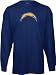 San Diego Chargers Navy Logo Premier Long Sleeve T-Shirt