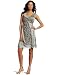 Jones New York Women's Ggtp Criss Cross Sarong Wrap Dress, Multi, 6