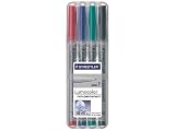 Eigenschaften Staedtler 316 WP4 / Staedtler 316 WP4 - Folienschreiber Nonpermanent F 4er