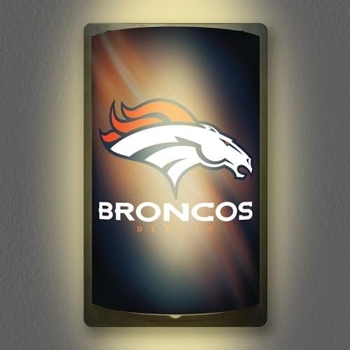 DENVER BRONCOS - Official NFL Motion Activated LIGHT-UP Team Sign (13" x 8")