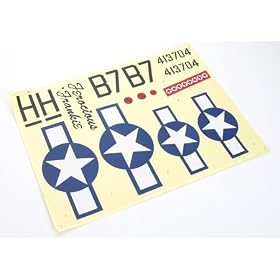 Decal Sheet:P-51D from Toy RC Airplanes