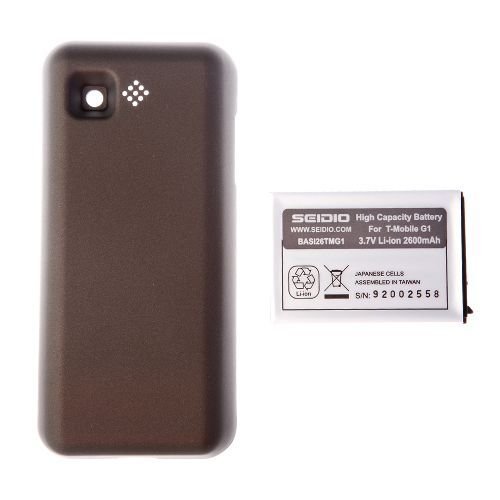 Seidio Innocell Extended Life Battery for T-Mobile HTC G1 (Dark Grey)