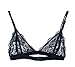 URBAN K Womens Semi Sheer Full Lace Sexy Bralette