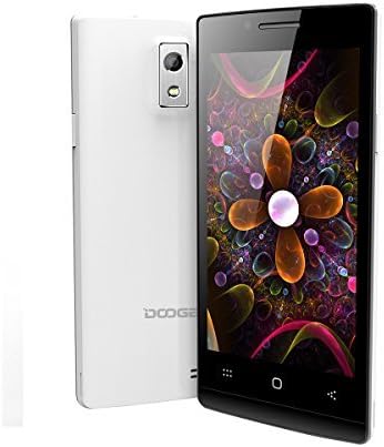 Doogee DG450 SmartPhone 4.5 inch 3G Android 4.2.9 MTK6582 Quad Core 1.3GHz RAM 1GB ROM 4GB Dual SIM WCDMA GSM (Silver)