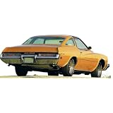 1973 Gran Sport Back Deck Stripe & Names (5 pieces) (w Gran Sport cutout) - BLACK by Phoenix Graphix