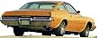 1975 Gran Sport Quarter Panel Name Set (2 pieces) - GOLD/BLACK