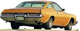 1975 Gran Sport Quarter Panel Name Set (2 pieces) - GOLD/BLACK