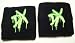 Schwei�band Set DX - D Generation X - Triple H - Shawn Michaels - bestehend aus 2 St�ck DX Schwei�b�ndern - WWE