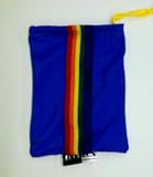 Pride Drawstring Pouch w/Rainbow Stripes