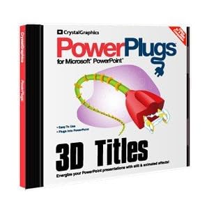 Click here to buy PowerPlugs: 3D Titles for PowerPoint Volume 2 by CrystalGraphics Inc..