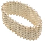 White Pearl Stretch Bracelet