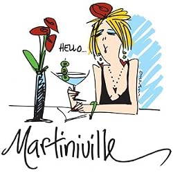 Martiniville - White Nightshirt in a Bag