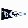 Tampa Bay Rays MLB "Classic" Pennant (17.5"x40.5")
