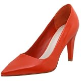  : Nine West Women's Aurra Pump,Orange Leather,6.5 M US