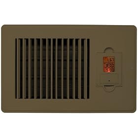 Vent-Miser 91667-BR Programmable Enery Saving Vent, 10-by-6-Inches, Brown
