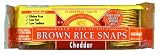 Brown Rice Snaps, Cheddar with Organic Brown Rice, 3.5-Ounce Packs (Pack of 12)