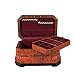 Jewelry : High Gloss Piano Finish Jewelry Chest in Rustic Veneer and Walnut