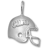 University of Florida Gators Helmet Pendant (Silver)