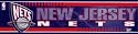 NBA Basketball New Jersey Nets Bumper Sticker (2-Pack)