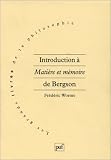 Introduction à matière et mémoire, de Bergson