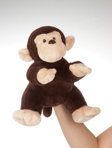 Childrens Toyshop  Toys : Plush Monkey Body Puppet 9"