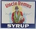 Tin Sign Uncle Remus Syrup
