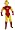 Iron Man Muscle Child Costume: Size 4-6X