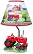 Farmall A Tractor Poly Resin Lamp
