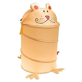 Whitney Design Pop-Up Nylon Hamper, Lester Lion