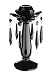 Kitchen & Housewares : Villeroy & Boch Retro Accessories 8-1/2-Inch candlestick, Black