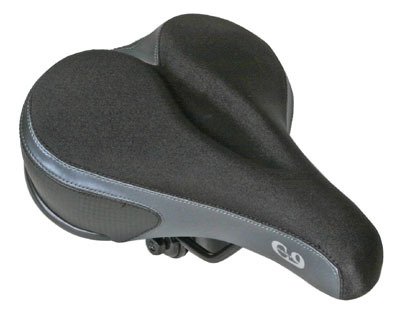Sunlite Cloud-9 Bicycle Suspension Comfort Saddles, Comfort Gel Plus, Black Emerald -