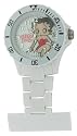 Betty Boop Ladies White Fob Watch-Bty01/C