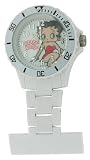 Betty Boop Ladies White Fob Watch-Bty01/C