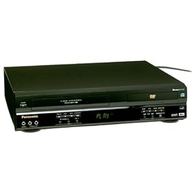Panasonic PV-D4743K Progressive-Scan DVD-VCR Combo , Black