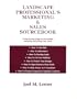 Landscape Professional's Marketing & Sales Sourcebook: A Step-By-Step Guide to Successfully Marketing and Selling Your Work
