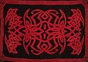 Sarong - Tribal Knot, Red on Black