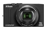 Nikon COOLPIX S8200 16.1 MP CMOS Digital Camera with 14x Optical Zoom NIKKOR ED Glass Lens and Full HD 1080p Video (Black)