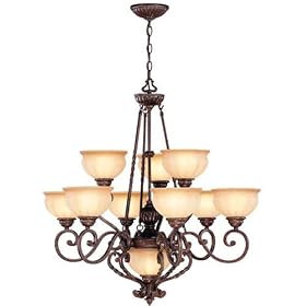 Lite Source C7939 3 6 1 Ceiling Lamp-antique Bronze by Lite Source