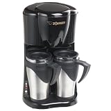 Zojirushi Gourmet Duet Dual-Mug Personal Coffeemaker, Black