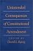 Books : Unintended Consequences of Constitutional Amendment